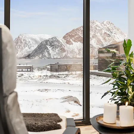 펜션 Artic Lyngvaer Luggombu With Jacuzzi Kleppstad